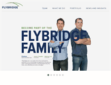 Tablet Screenshot of flybridge.com